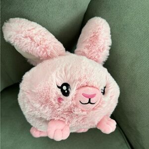 Mini Squishable Pink Fluffy Bunny 7”